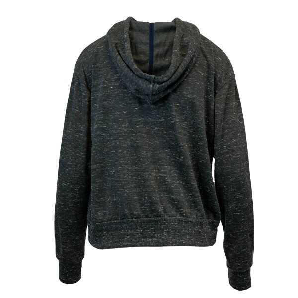 Utah State Aggies Striped Heathered Gray Hoodie